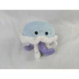 Adventure Planet Jellyfish Plush 5 Inch Blue Purple White Stuffed Animal Toy